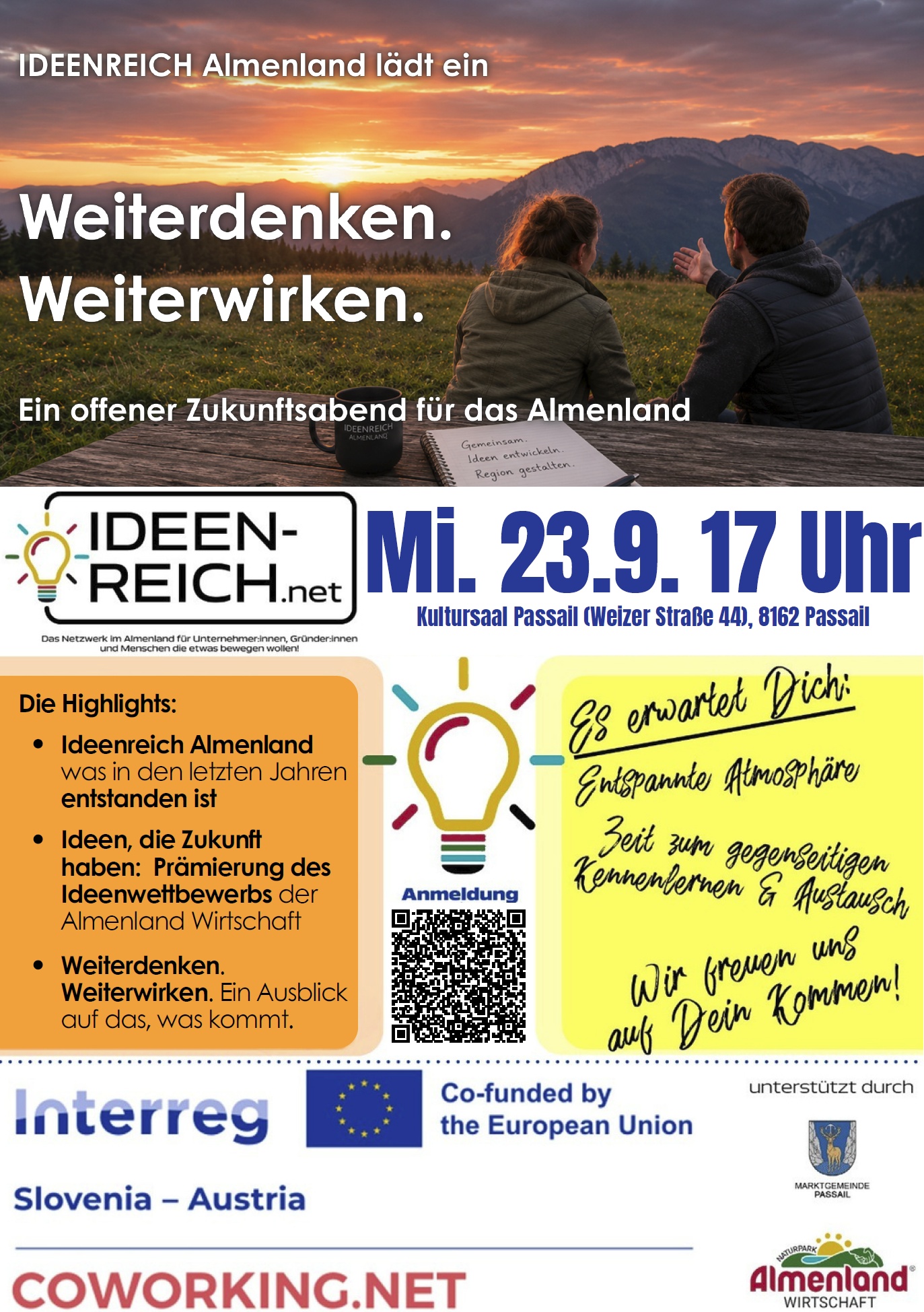 Einladung Ideenreich • Offener Zukunftsabend