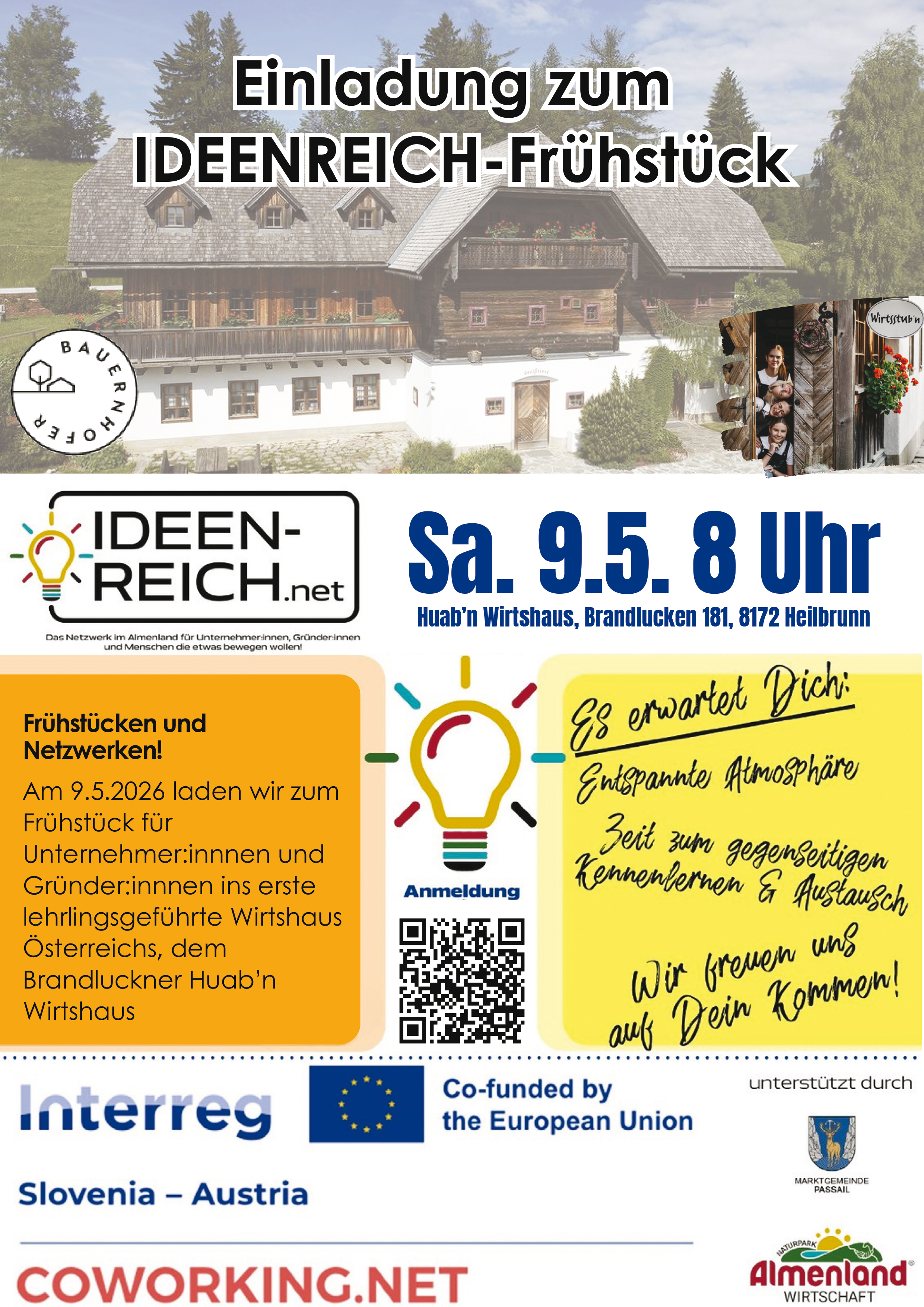 Gründer:innen Frühstück Brandluckn