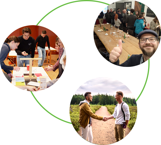 Ideen-Reich ein Netzwerk das Herausforderungen gemeinsam meistert und Spass am gemeinsamen tun hat